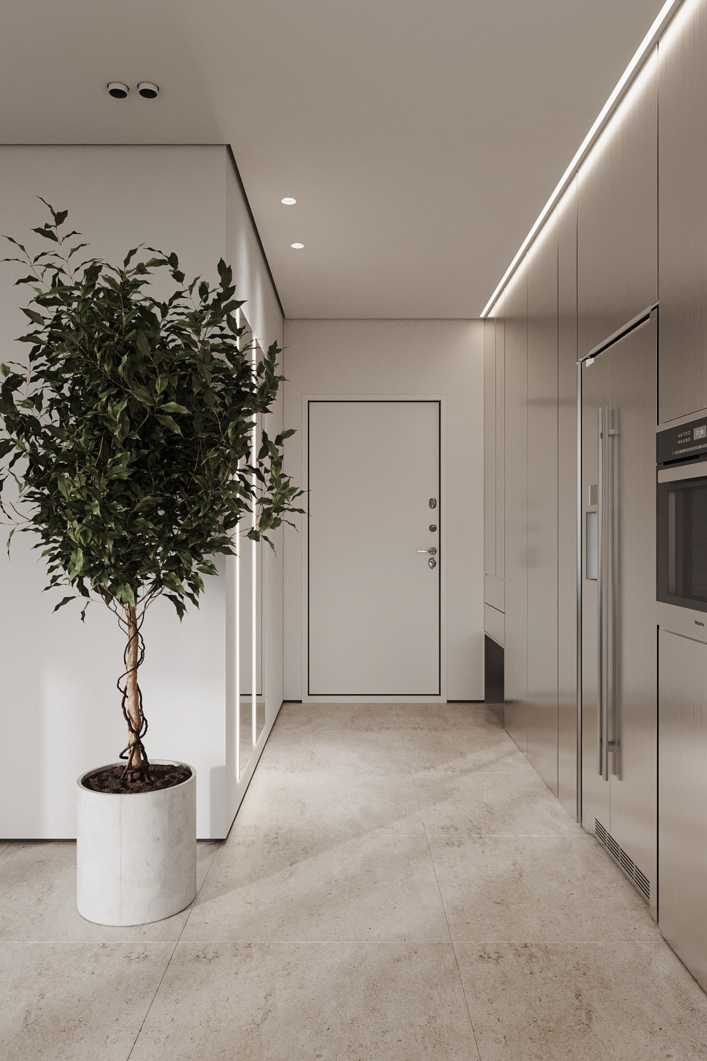 92㎡简约风住宅设计 独具品味！-1