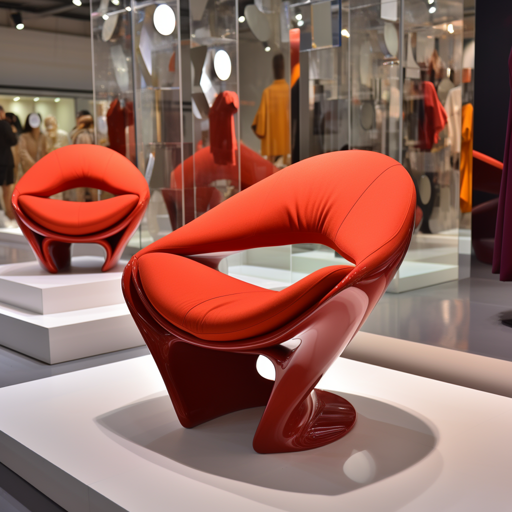 红色异形椅子-24