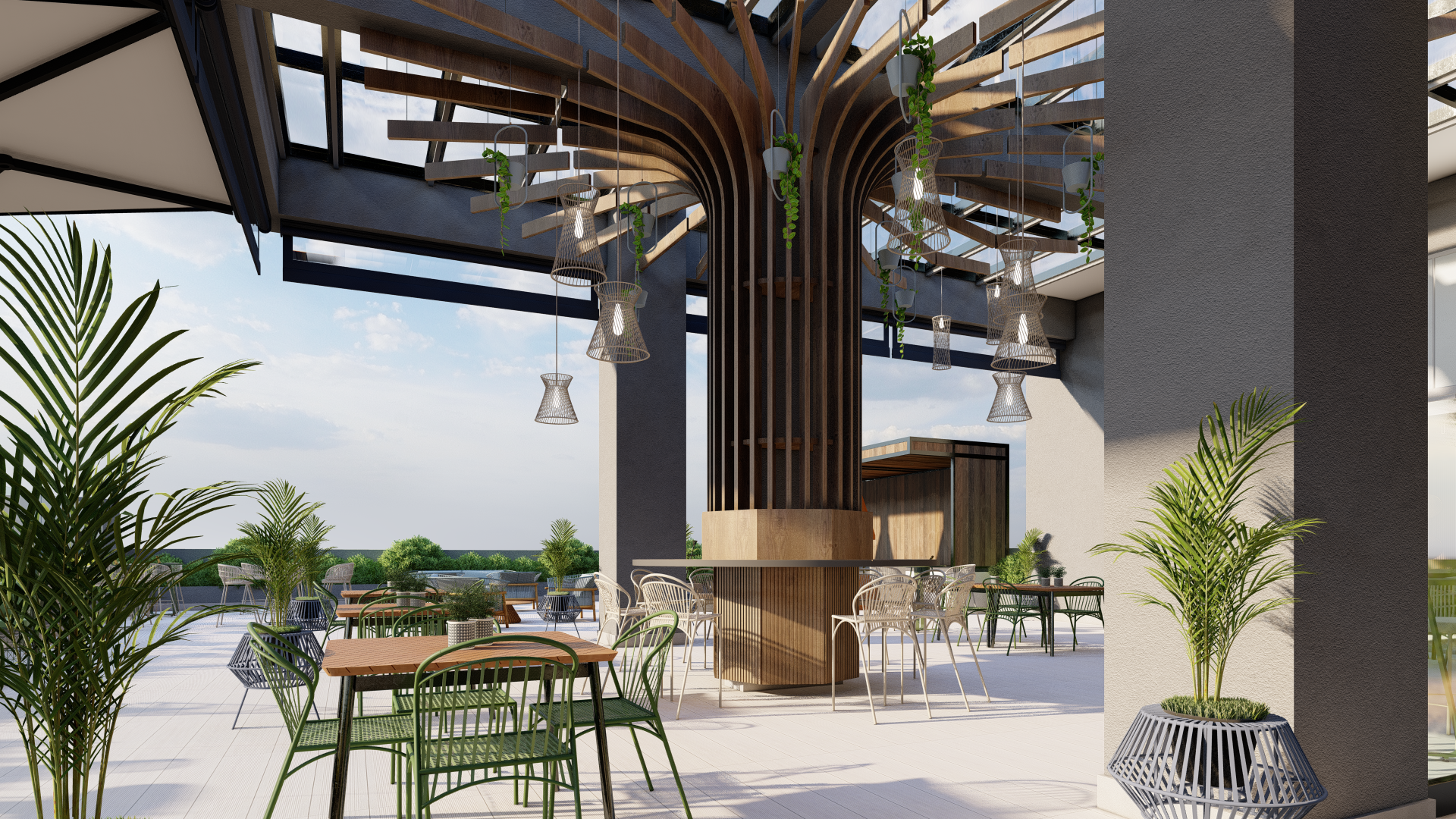 Novotel Viña 酒店露台室内设计丨智利丨Atelier Domh-4