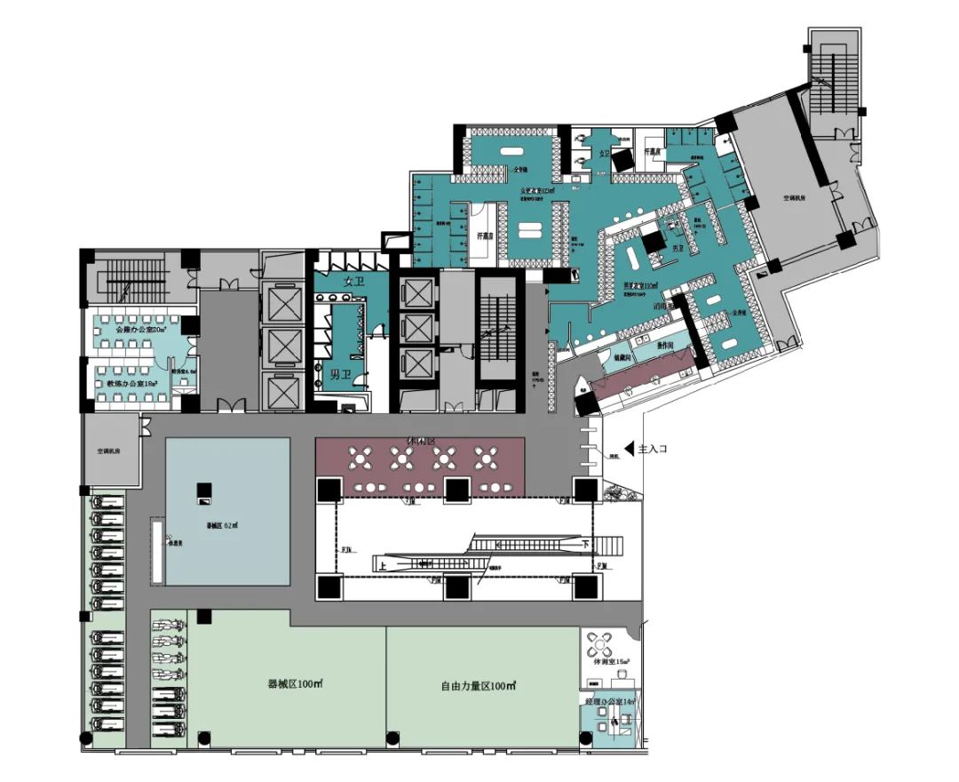 力美健 健身会所,顺联店丨中国佛山丨十米设计-48