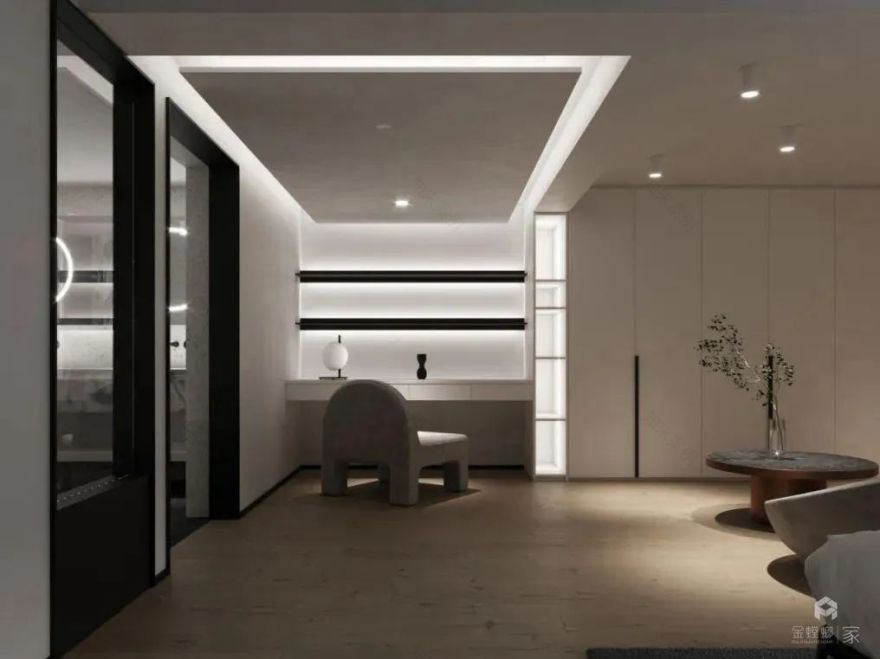 纯白空间的现代风尚 · 鼎太风华 300㎡装修案例丨金螳螂家深圳店-46