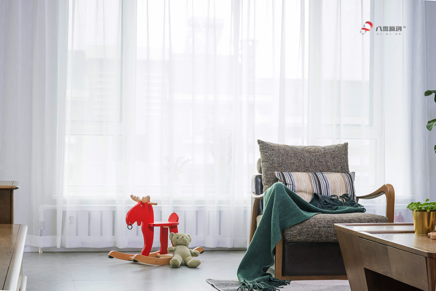 淄博龙凤苑四口之家，现代风打造舒适宜居空间-5