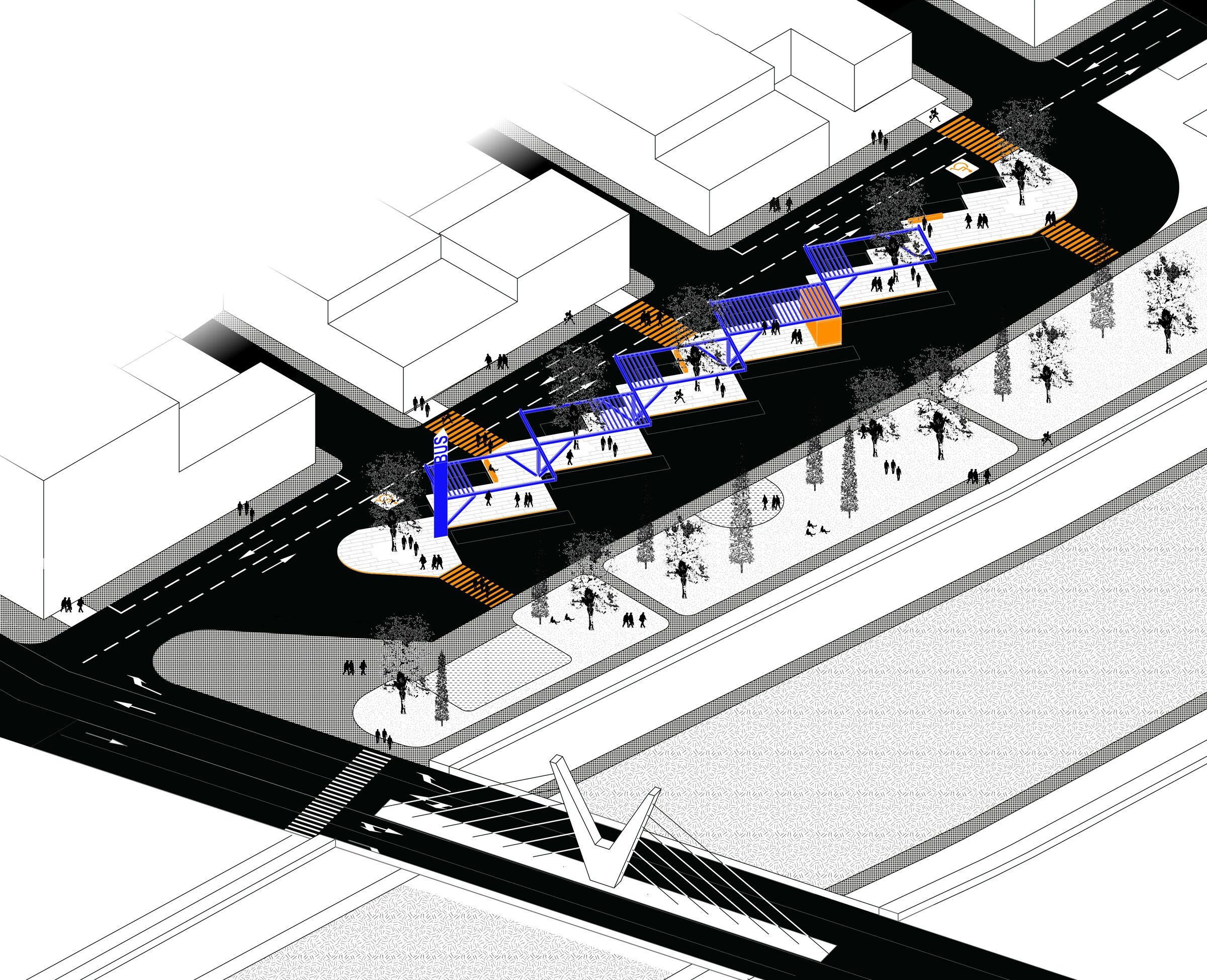 广场和公交车站丨西班牙丨La Errería * Architecture Office-12