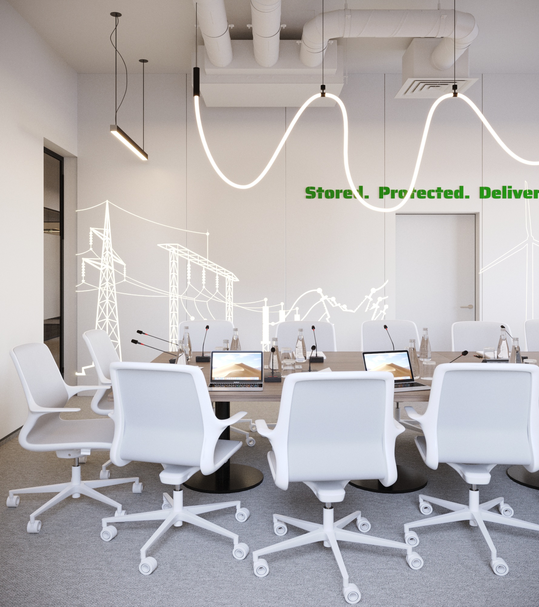 Дизайн проєкт офісу, вул. Короленківська 4 БЦ Gradient-17