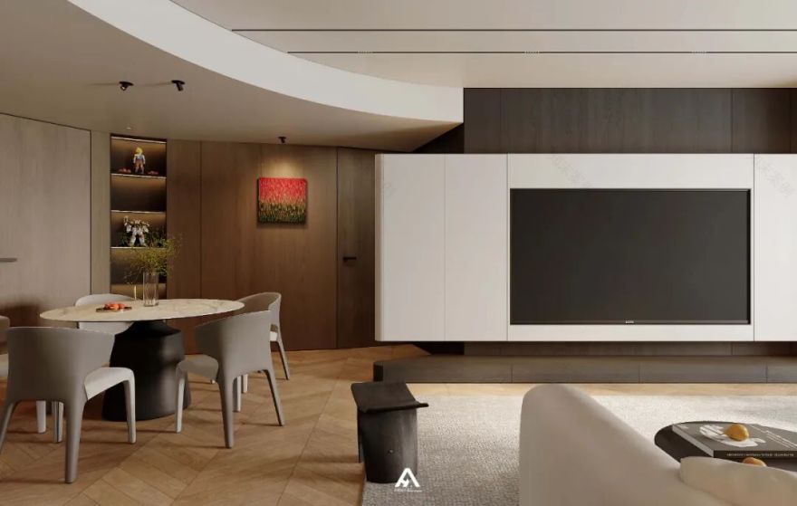 南昌阿鹤设计|家该有的样子——木质的温暖与灵魂。-25