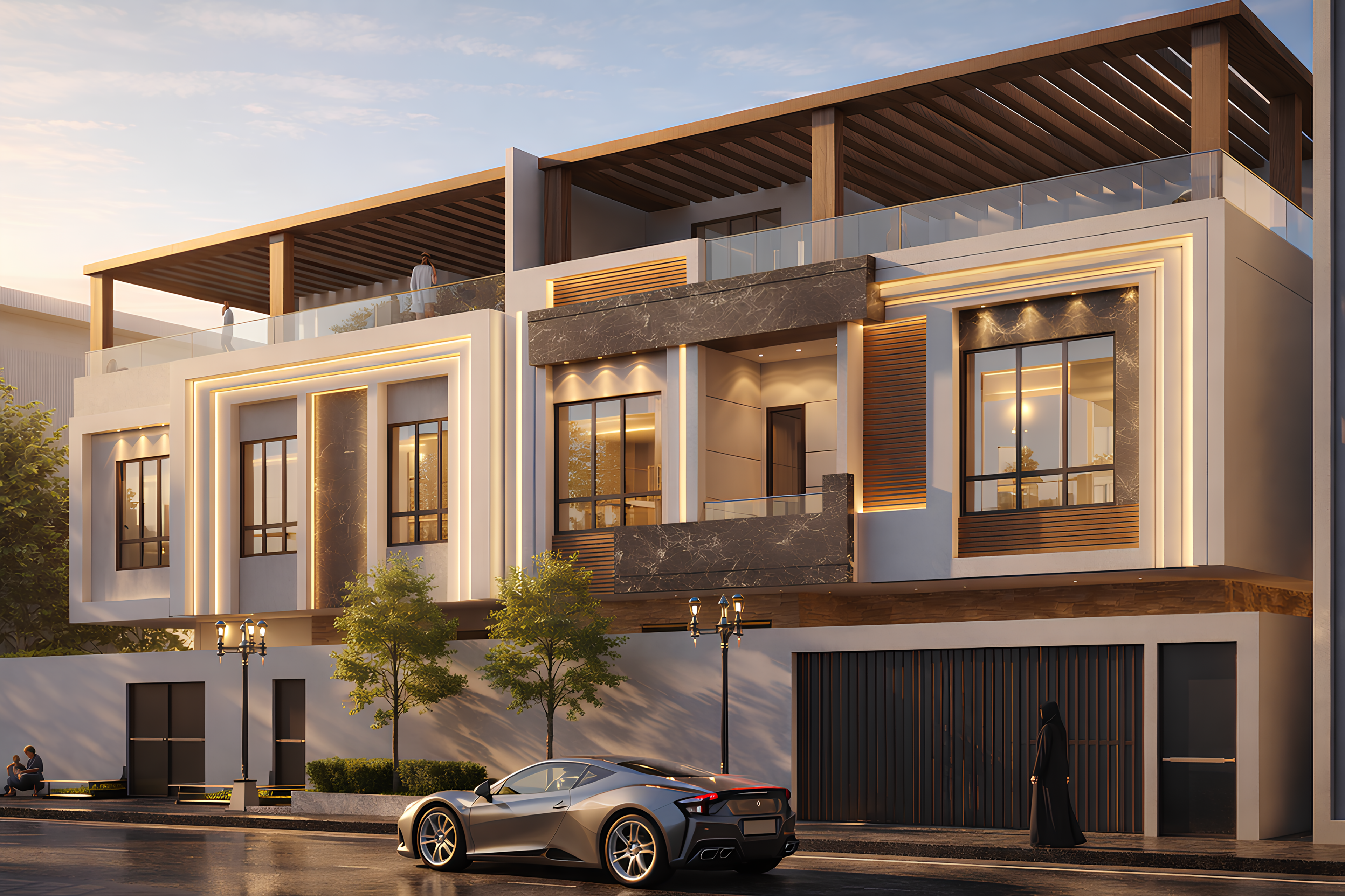 沙特阿拉伯别墅外观设计丨沙特阿拉伯吉达丨Ali Eddin Khaled-8