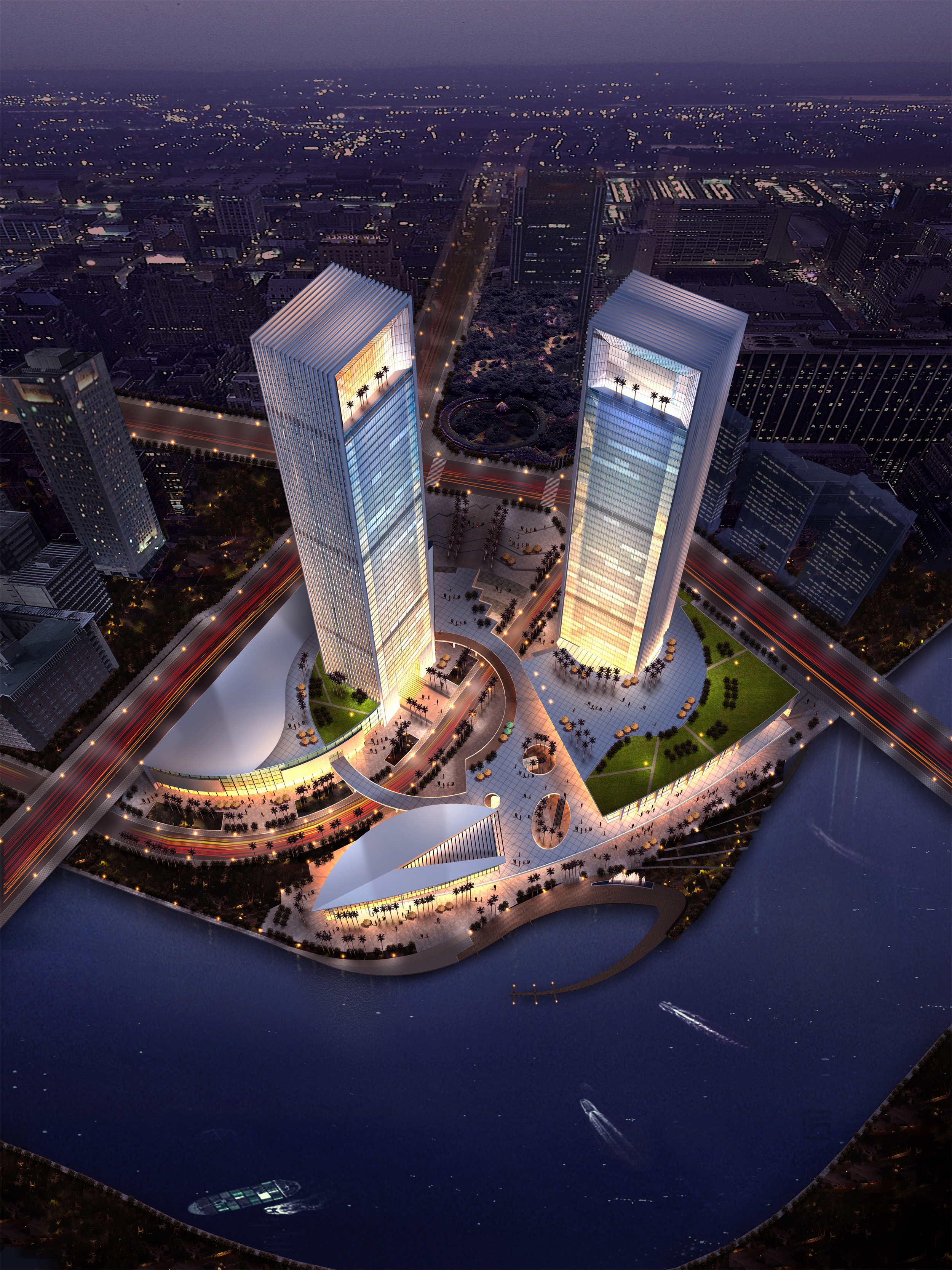 室外夜景 —— 照明亮化-5