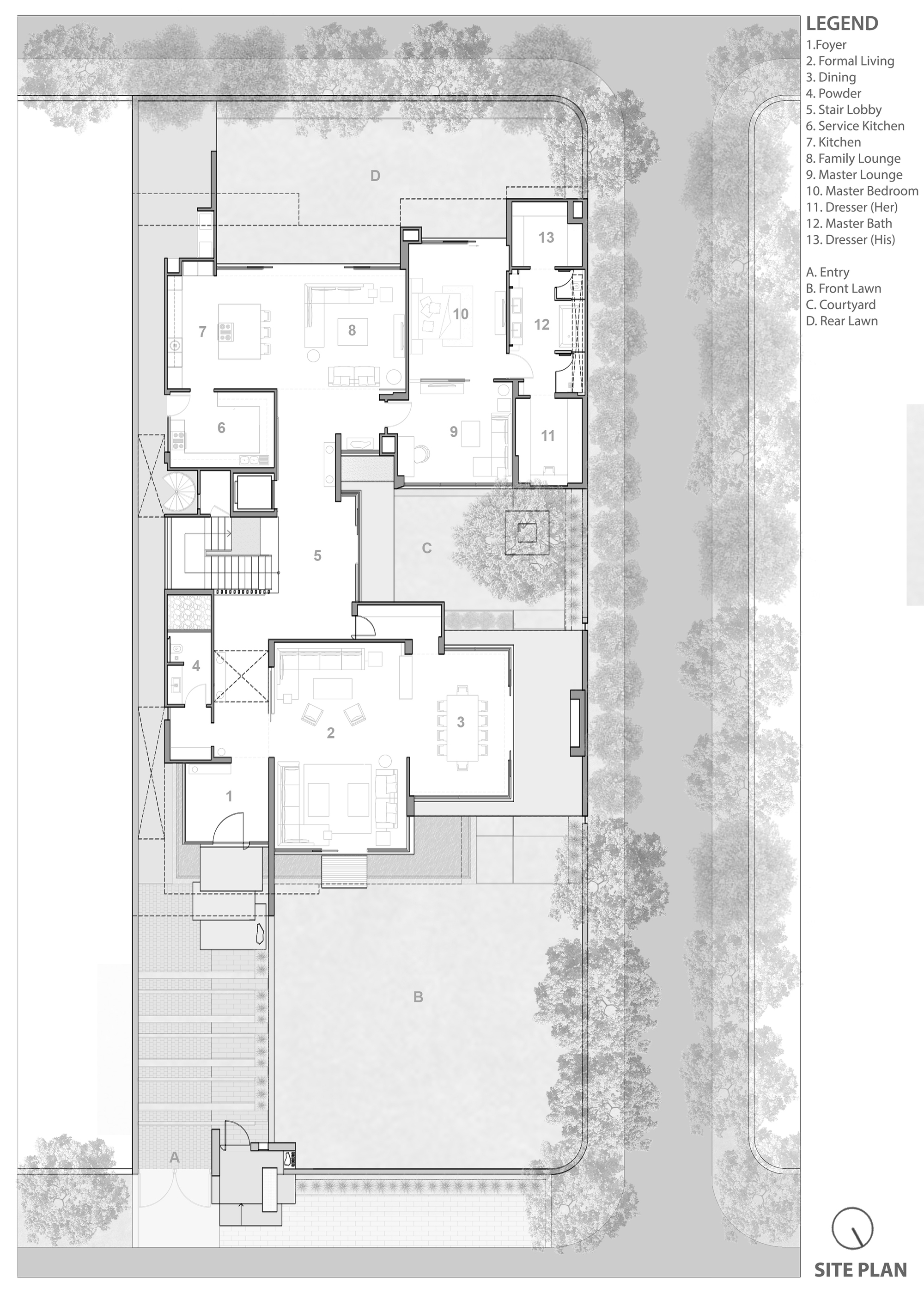 街角房屋丨印度新德里丨DADA Partners-18