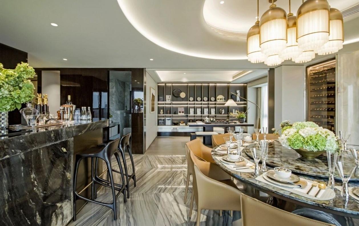 佛山建投恒福壹号325㎡样板房丨中国佛山丨朗格设计-14