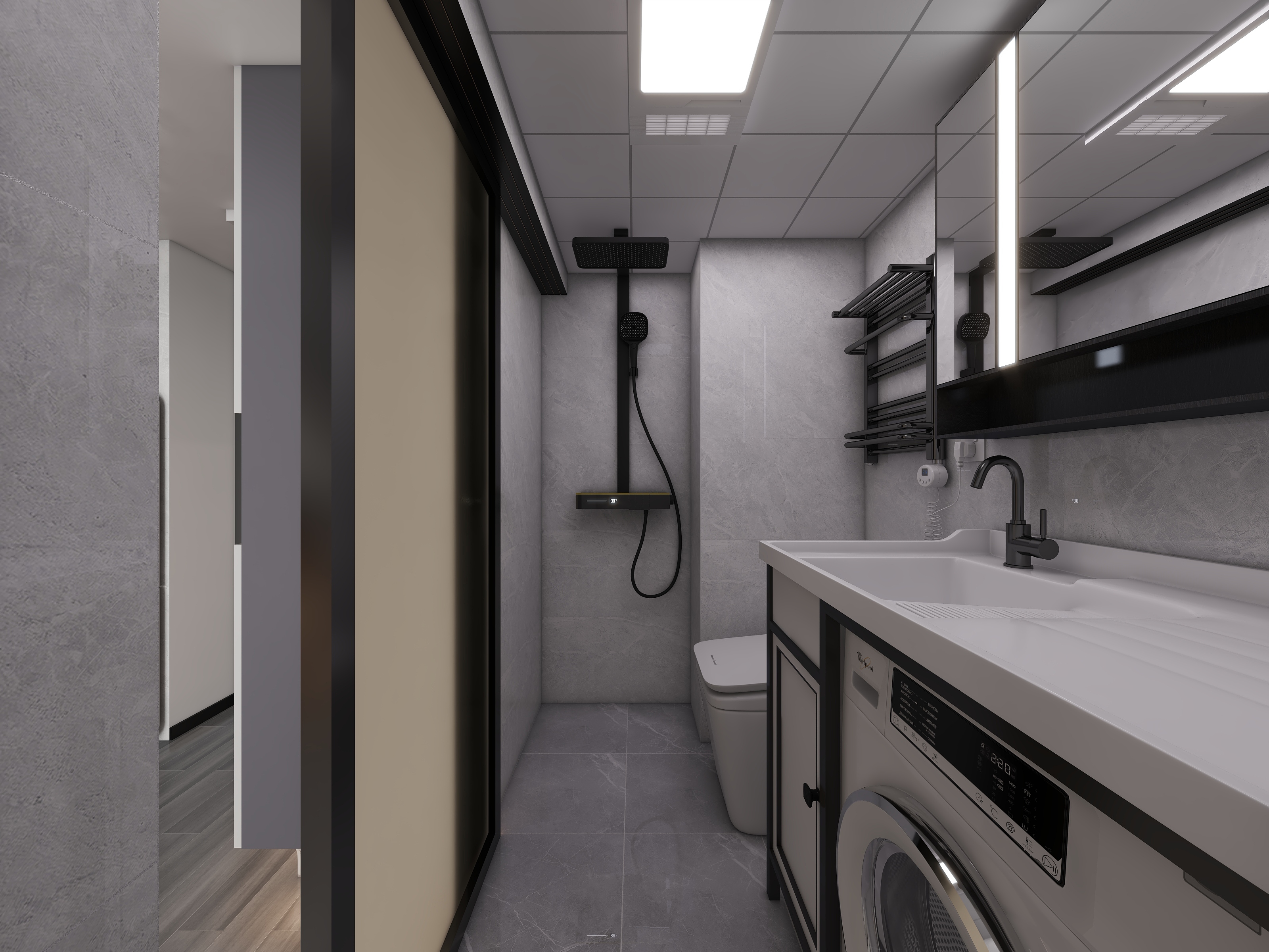 31平方现代简约LOFT公寓丨中国廊坊-33