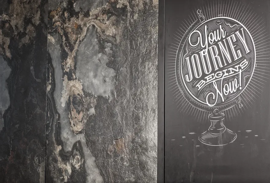 迪拜 Skye & Walker 餐厅 | 几何图案的精致呈现-13