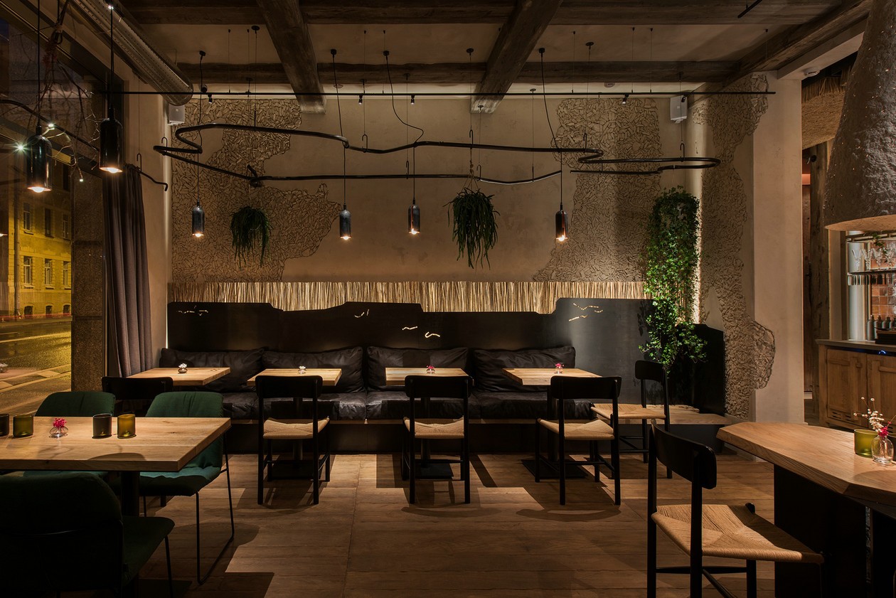 圣彼得堡150㎡格鲁吉亚餐厅-7