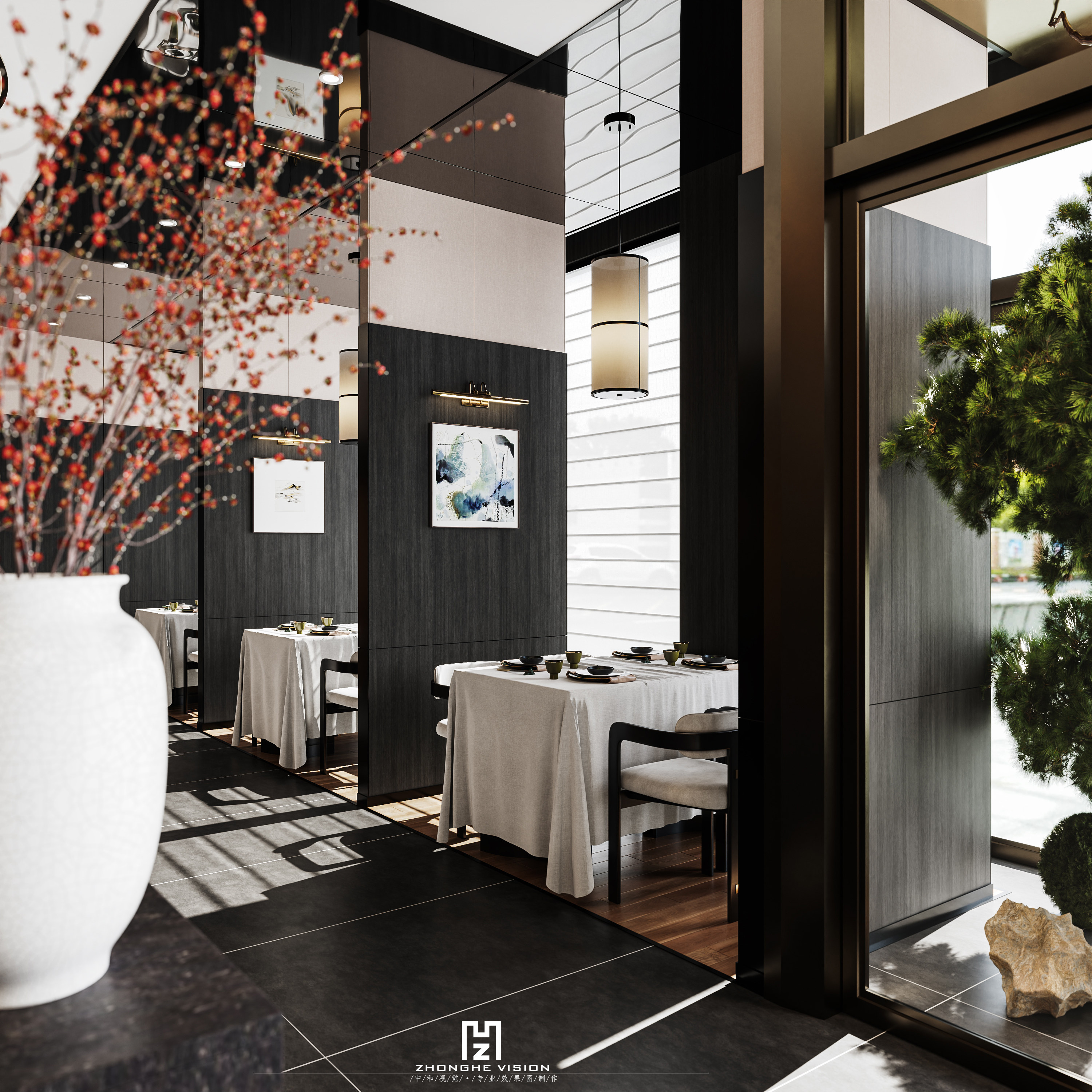餐饮空间最新渲染-9