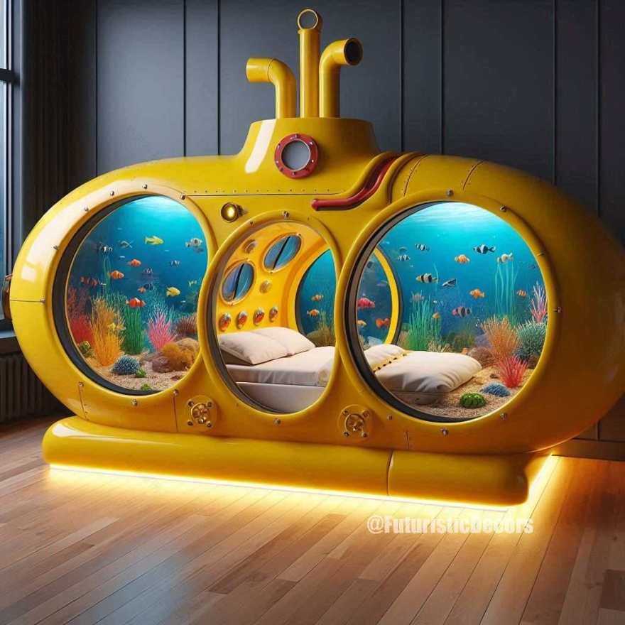 Submarine Aquarium Beds(潜艇水族馆床)-79