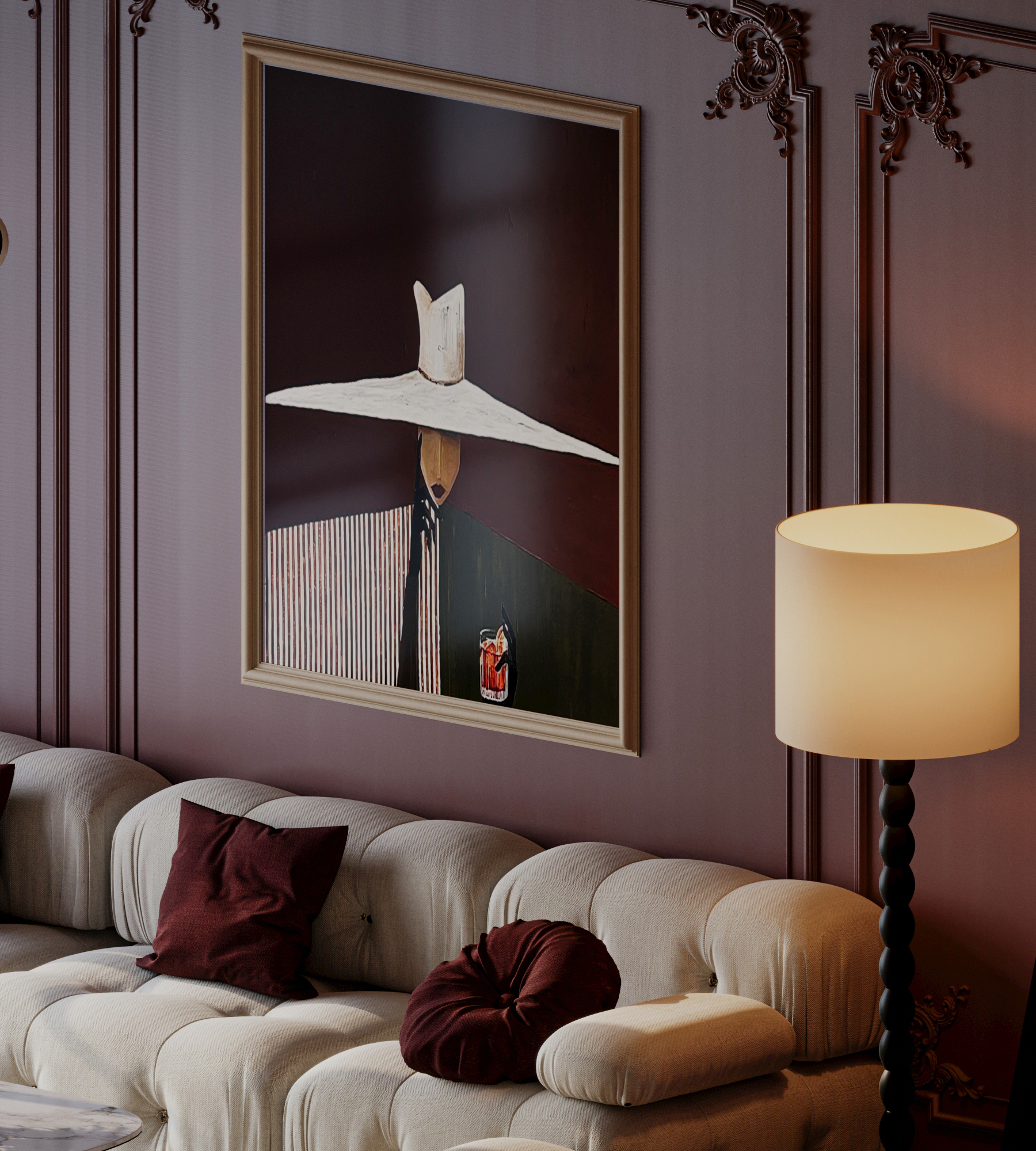 新古典主义客厅设计-16