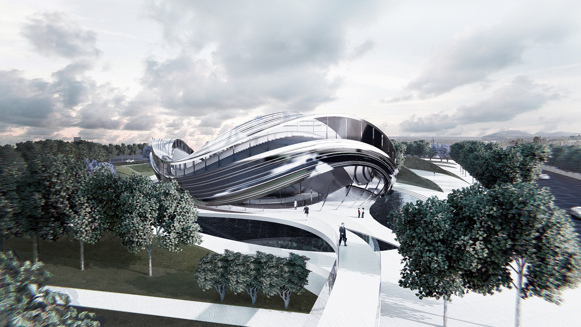 四川国际创新设计公园社区中心·能量碗 · BEHIVE Architects-19