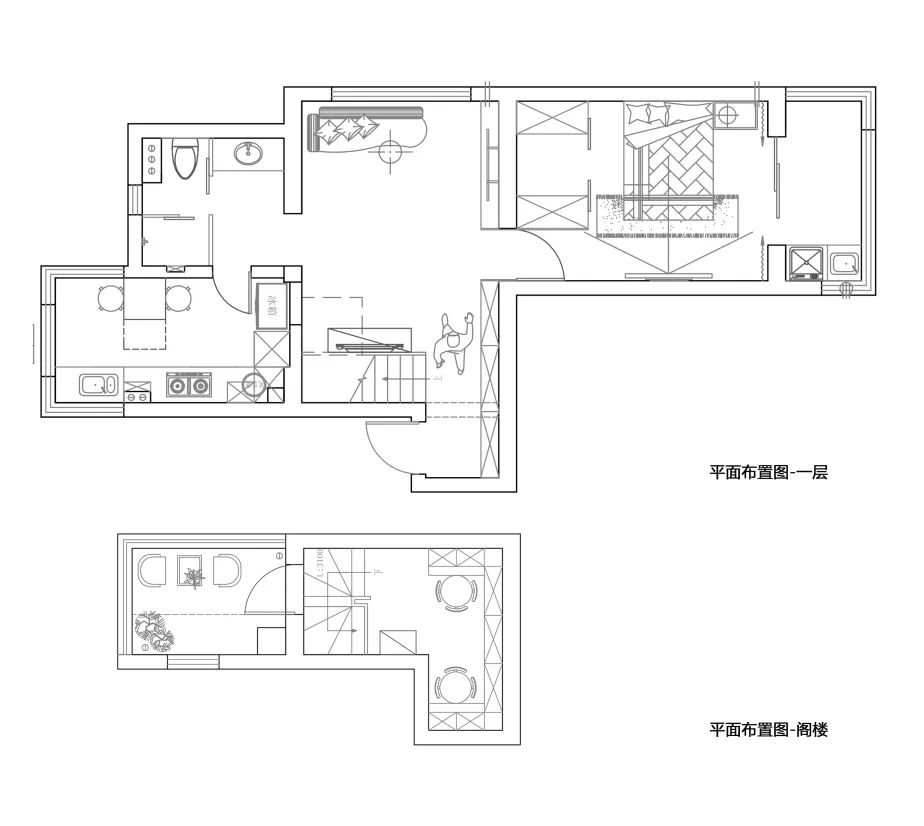 让50平老房安放两人一猫  张通-6