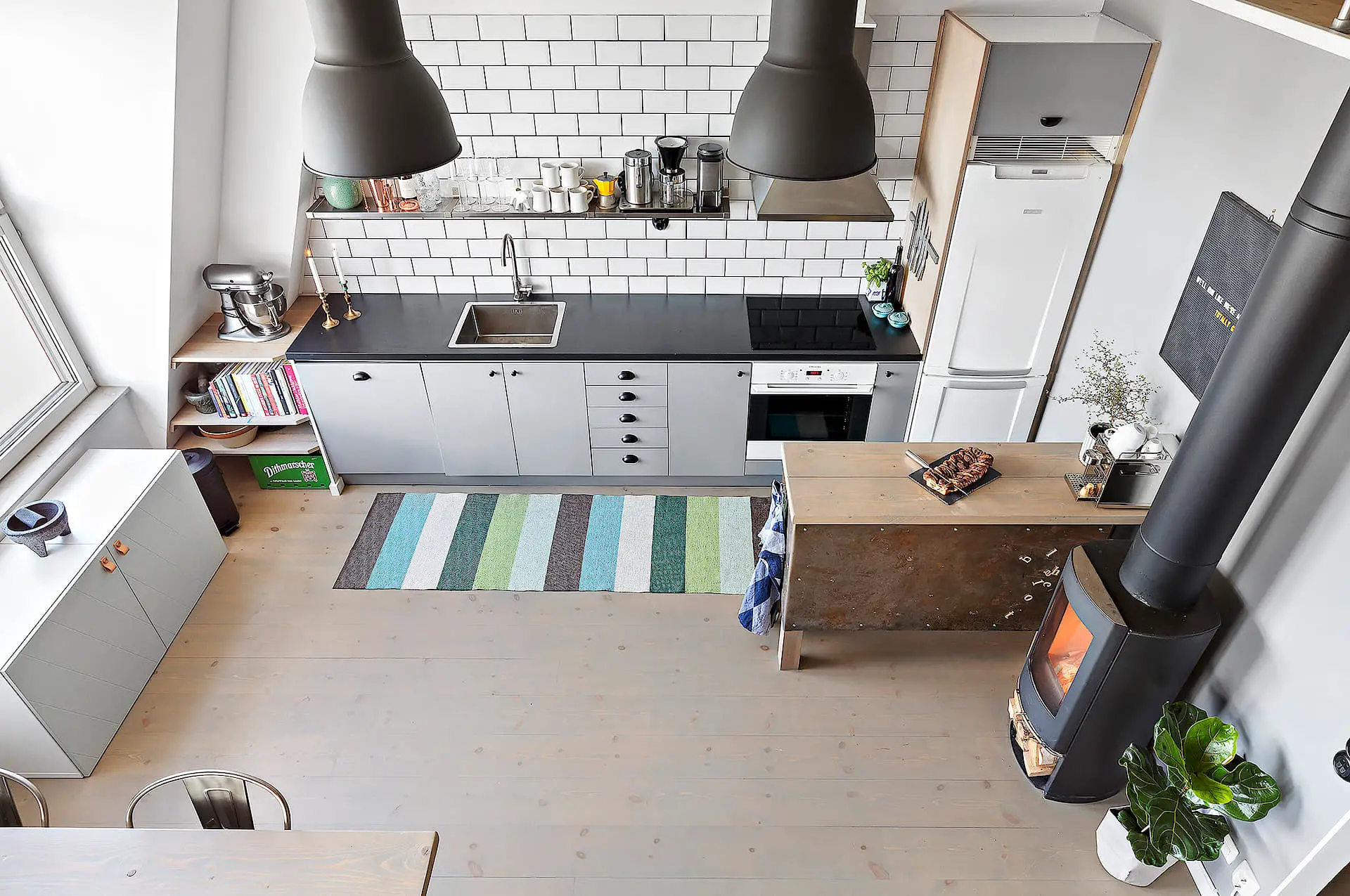 纽约风格工业风公寓设计-5