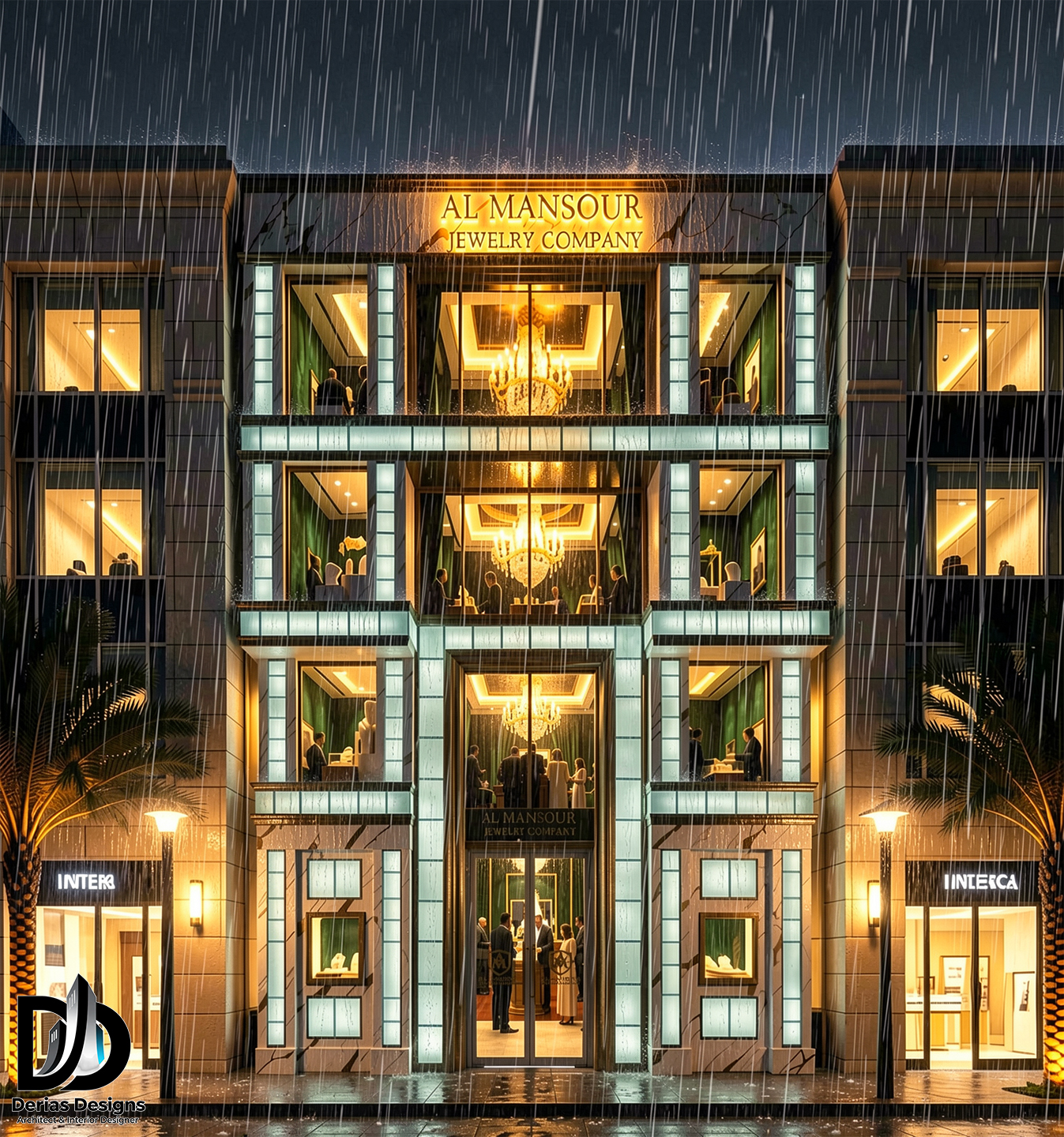 Al Mansour Jewelry | Luxury Commercial Facade - Iraq-3