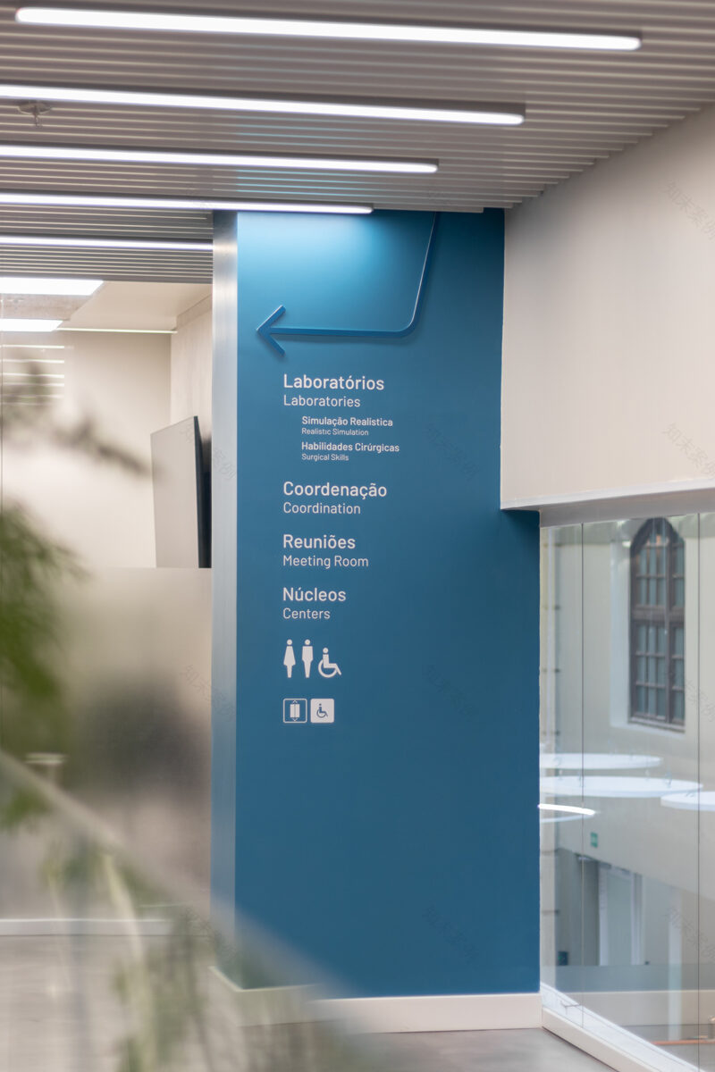 Moinhos de Vento School of Health Sciences - /STUDIOMDA - Wayfinding Design-14