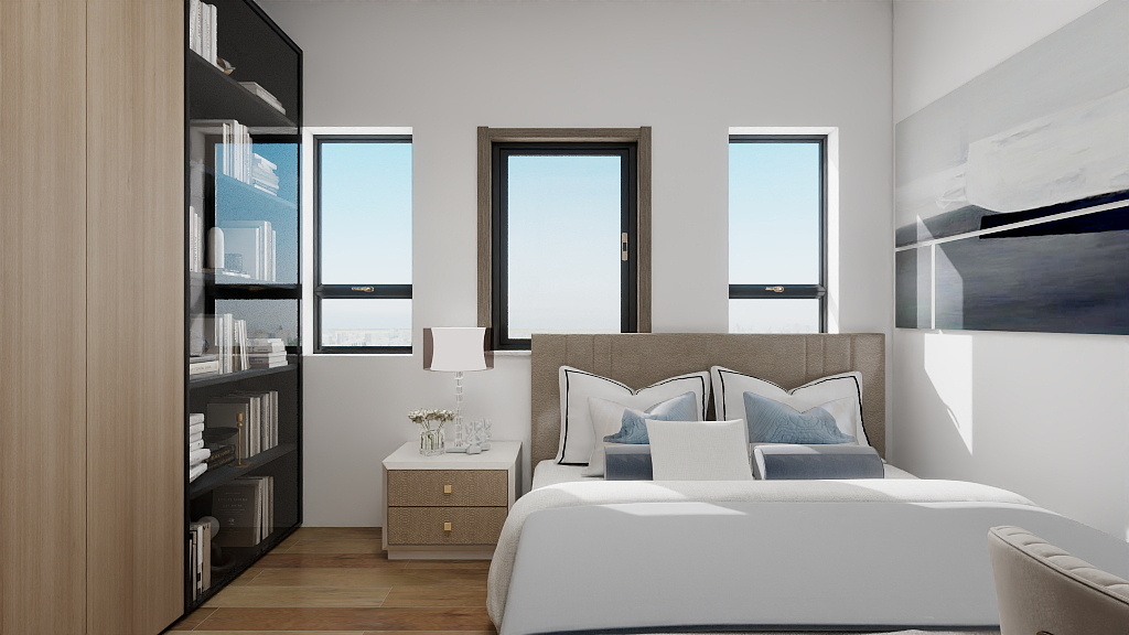 现代风全屋效果图-22