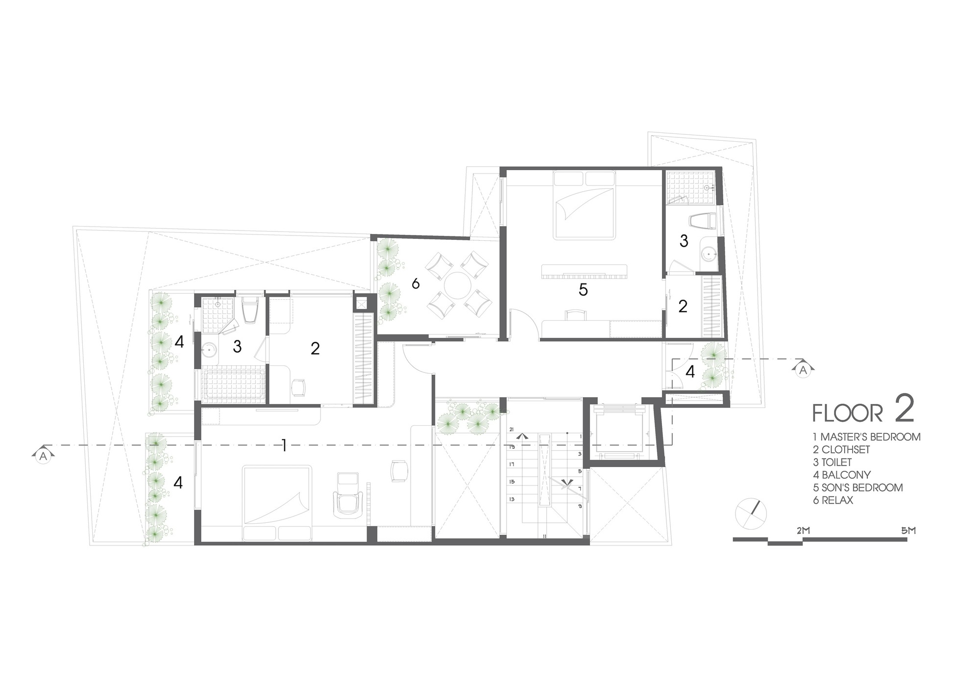 别墅庭院丨越南胡志明市丨Cát Môc Group-30