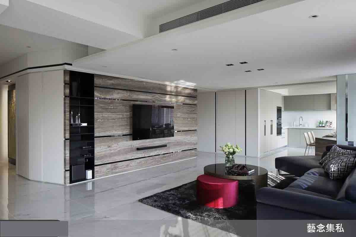 297㎡楼中楼现代住宅  艺念集私空间设计-6