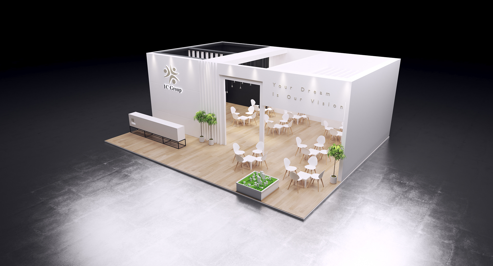 ICG 2021 展览摊位设计丨阿联酋丨IC 集团-4
