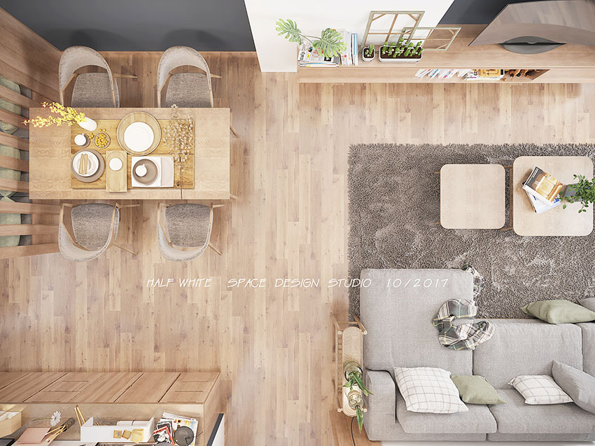 成都温暖北欧风住宅  FuYUIOnG-6