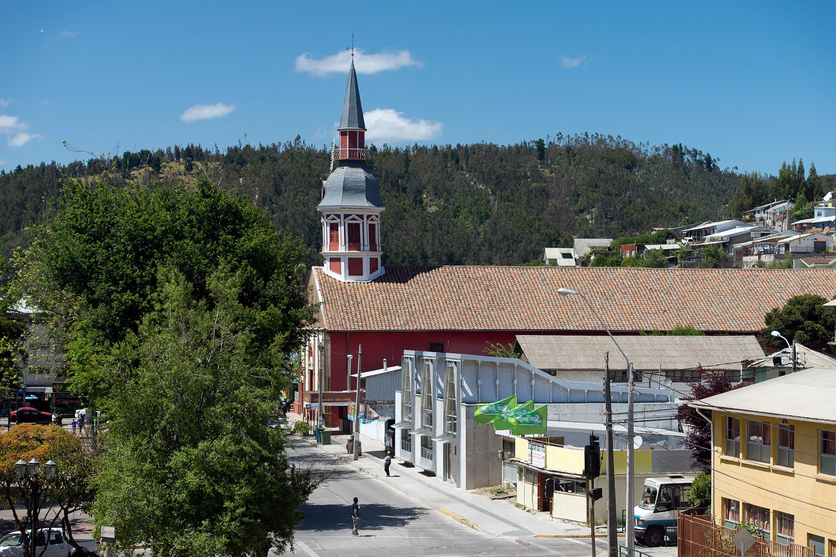 木结构图书馆,智利 / Sebastian Irarrázaval Arquitecto-7