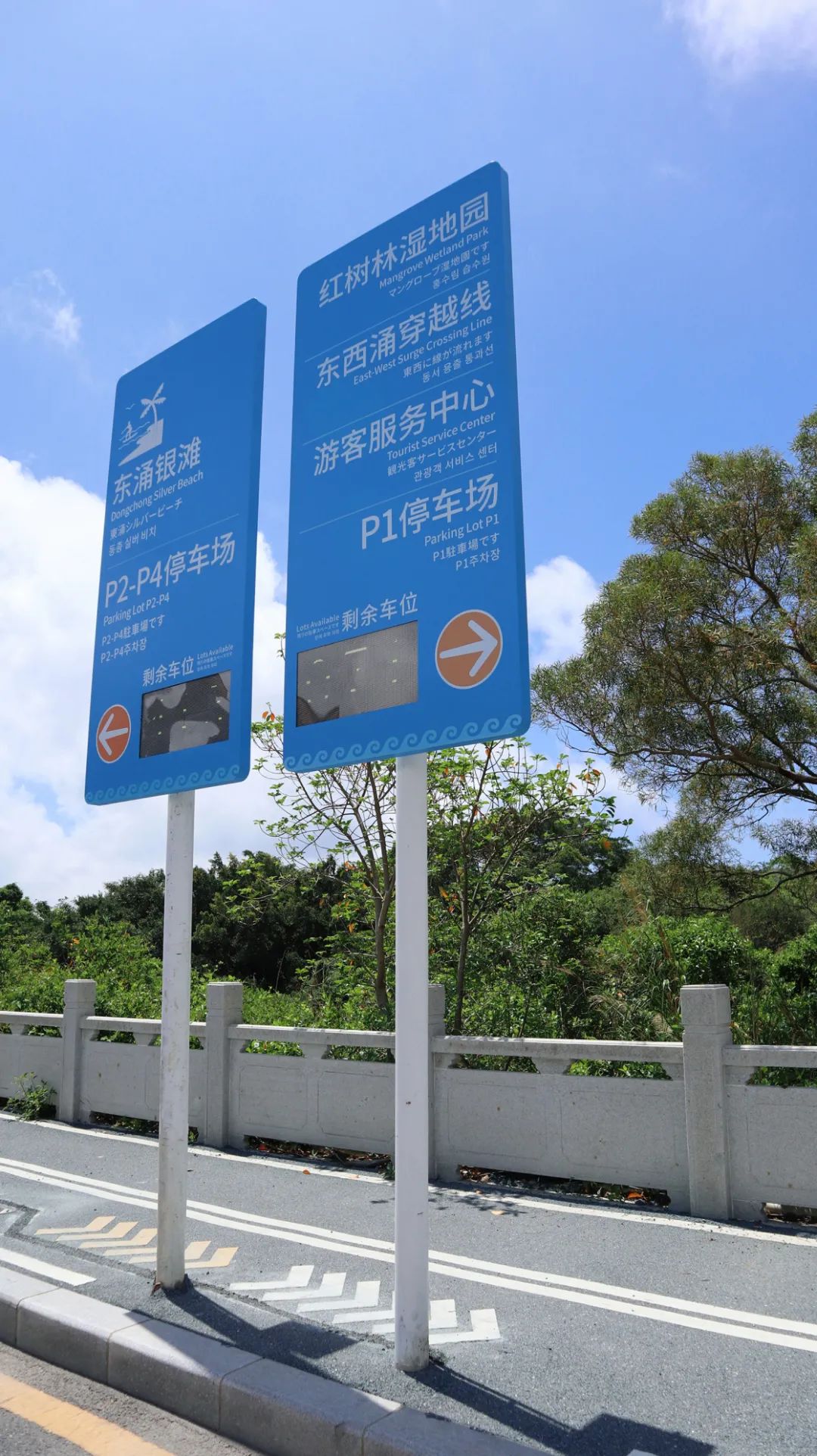 碧波翠影，湿地的生态画卷与导视之诗|东涌红树林湿地景区标识项目-28