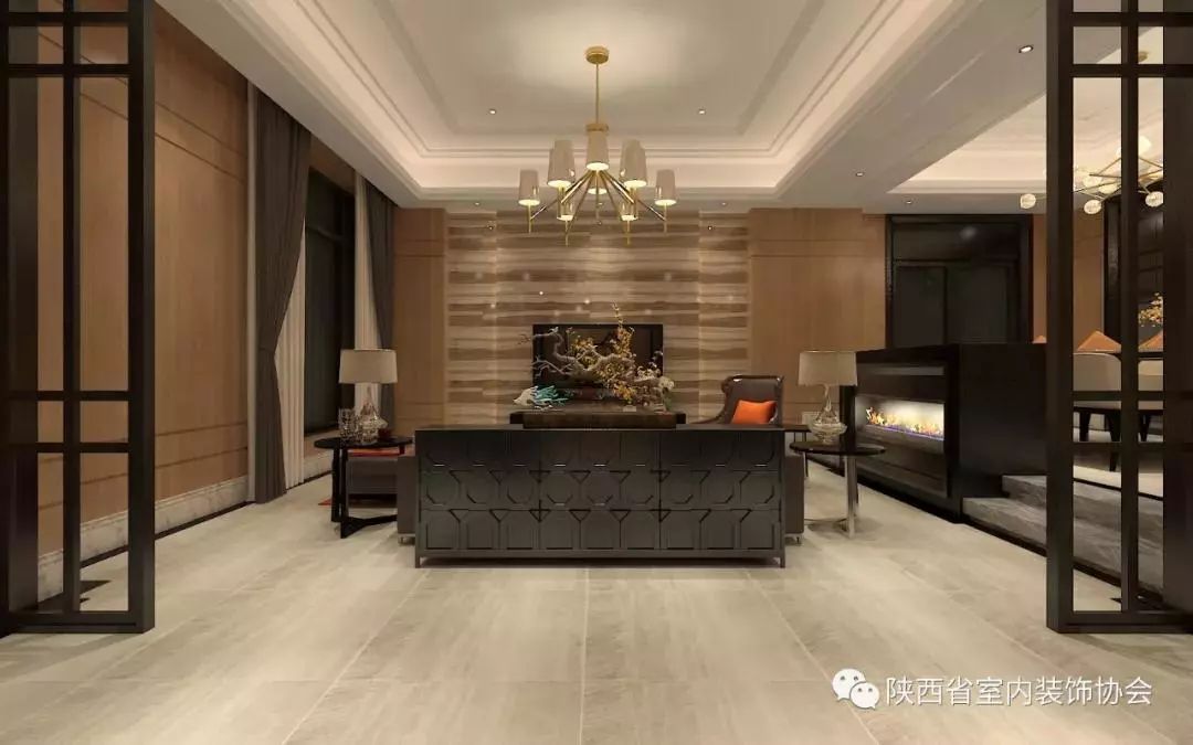 御景南山别墅 | 新中式简奢风格的现代解读-21