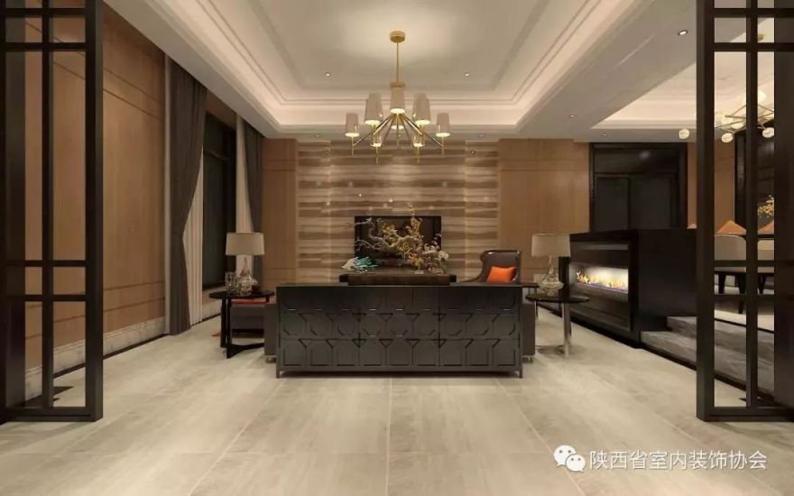 御景南山别墅 | 新中式简奢风格的现代解读-21