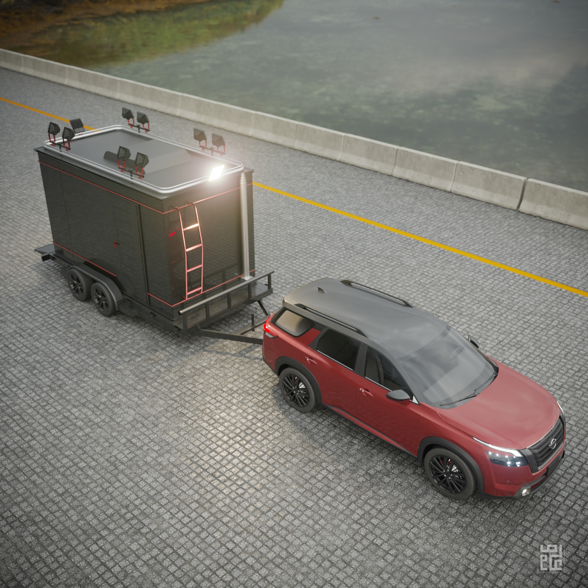 Mobile Trailer Control Room-2