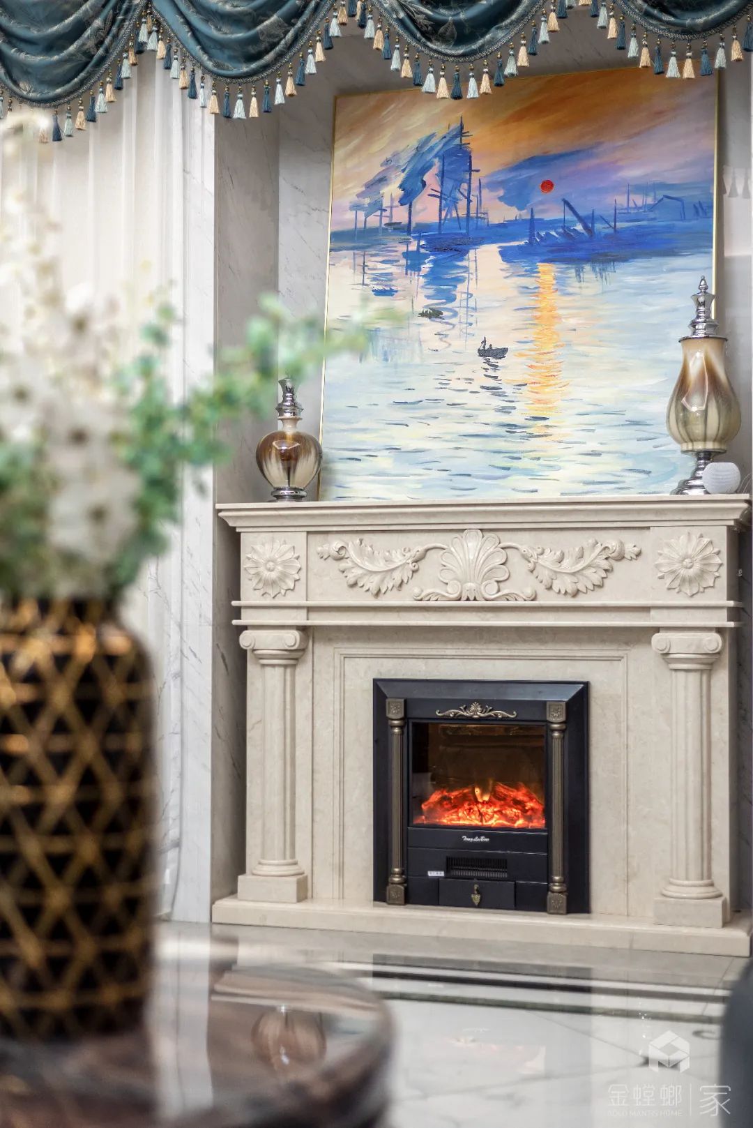 复古美式遇见浪漫法式,多元风格打造幸福之家丨金螳螂家吴中店-19