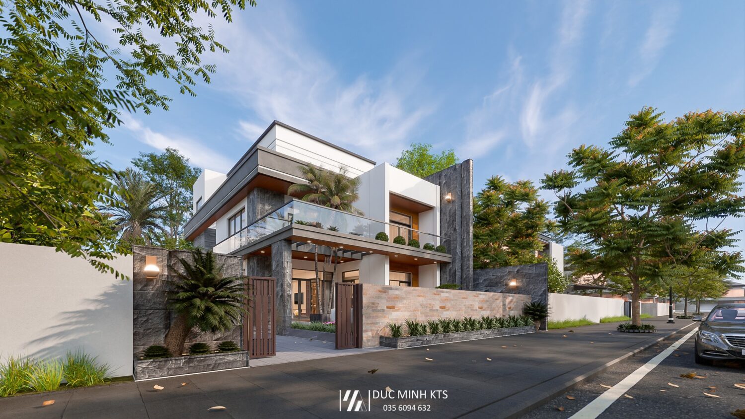 Sketchup别墅外观模型丨Do Duc Minh-1