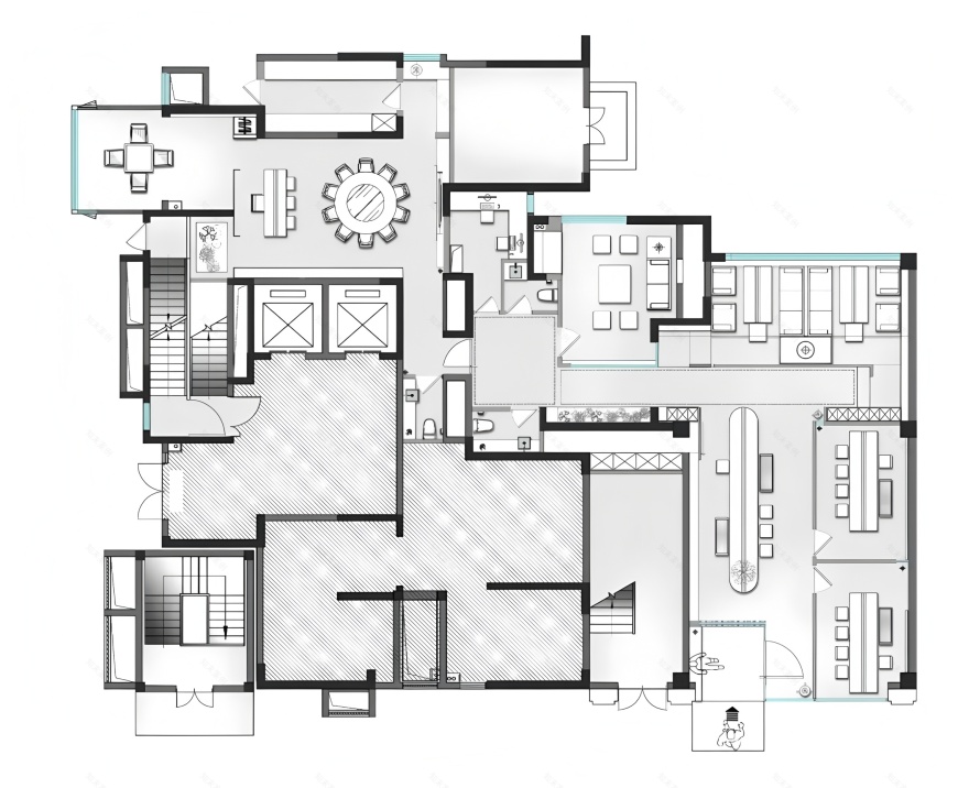 宽庐·瑜聆小茶丨中国西安丨壹间筑造酒店管理咨询有限公司-63