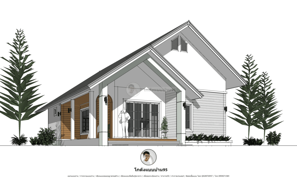 独栋坡顶房屋P  2190设计丨KODANG BAAB BAAN 95-20