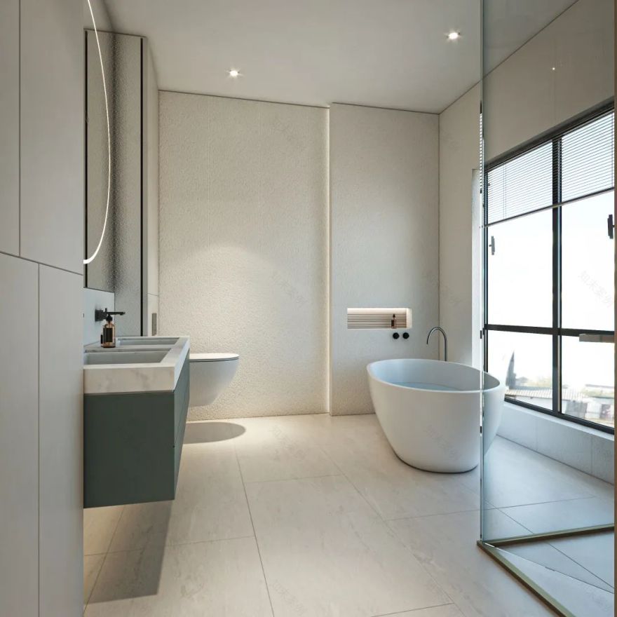 浙江宁海和溪园别墅 | 光影禅静,质感收纳-38