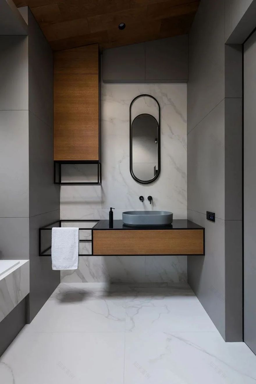 乌克兰 150㎡日式极简别墅丨Denis Rakaev-37