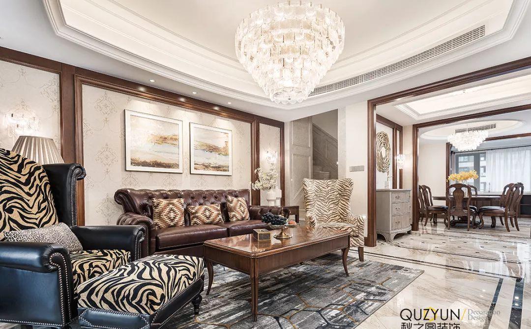 金地天际公寓 | 208 平美式深棕空间-2