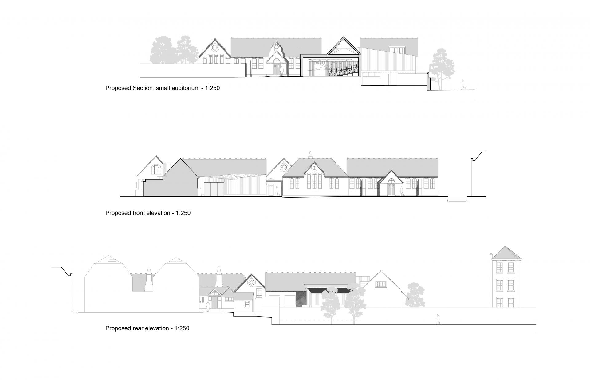 19世纪建筑内的现代电影院设计项目-21