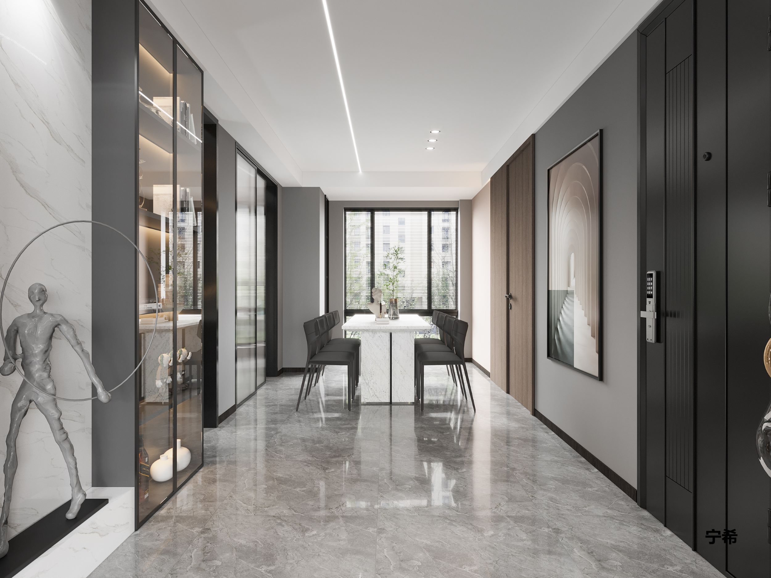 现代轻奢花海宅邸-9