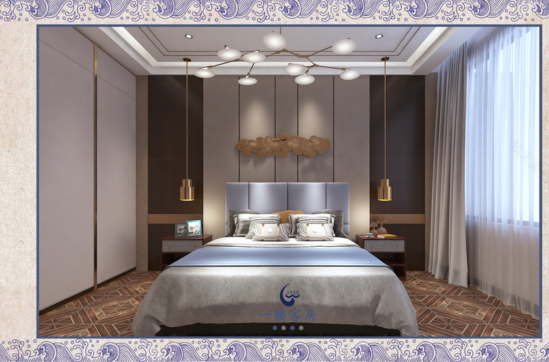 肖府新中式私人别墅设计 | 自然隐喻,清逸灵动-24