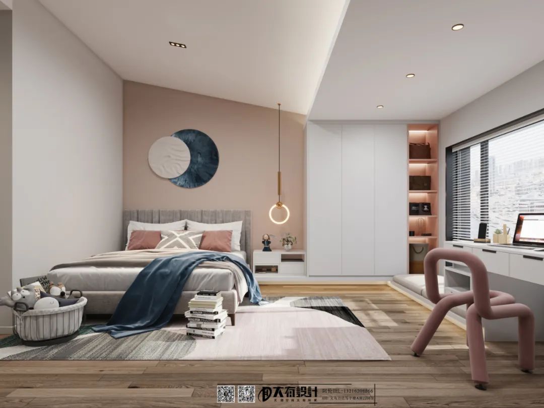 极简轻奢义乌 326㎡贵气住宅设计丨大有团队-38