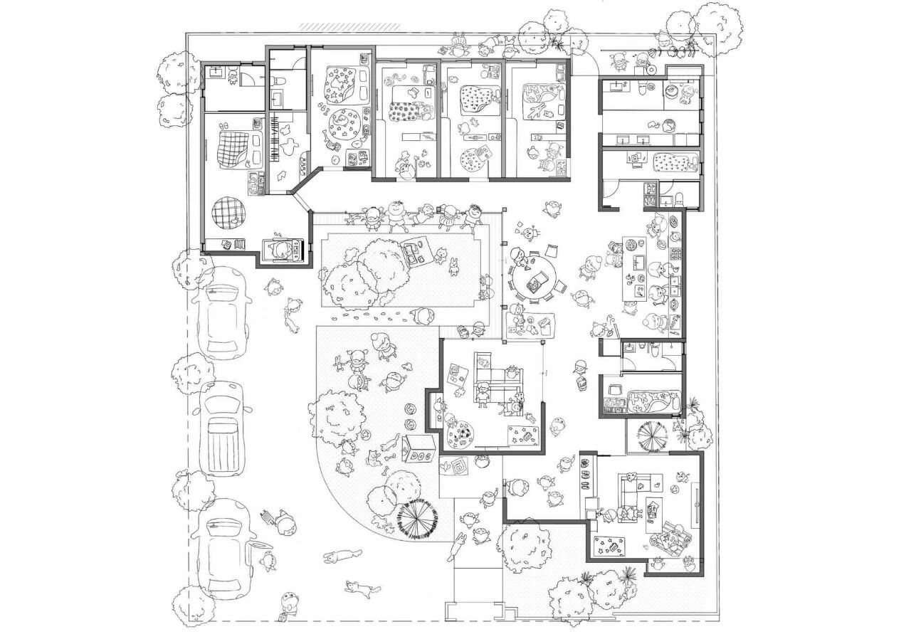 旋转45°的曲面巨型木屋顶丨中国云林县丨CTAA Architects Lab-7
