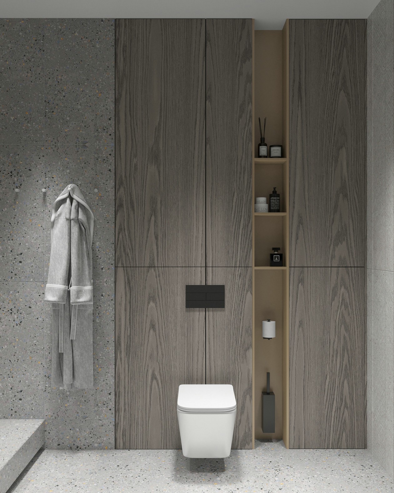 原木与绿色清新惬意居住空间-27