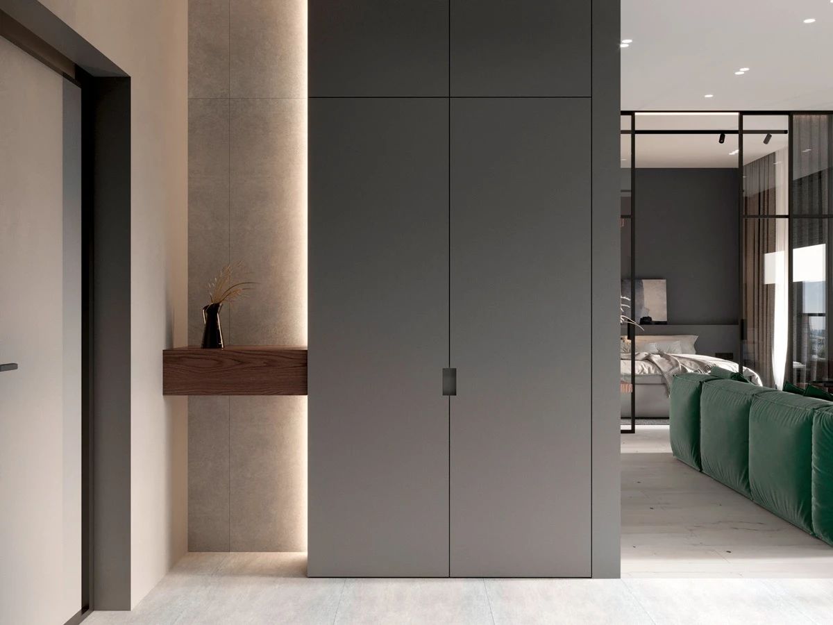 简约之美 · Екатерина Кузнецова 的一居室公寓设计丨Simple Form Interiors-36