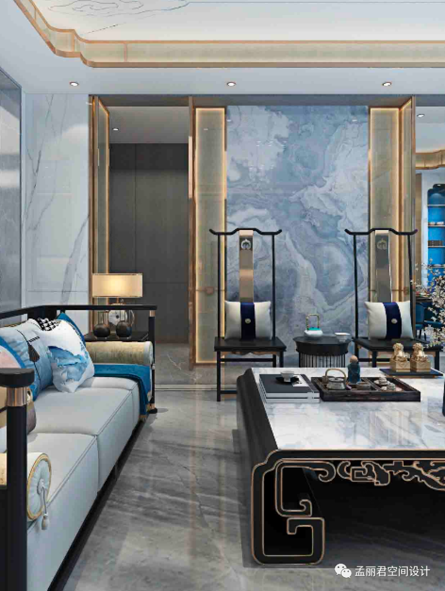 龙泰贵府别墅 · 摩登新中式设计-32