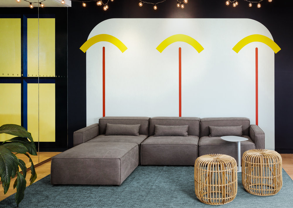 纽约沐浴在色彩中的联合办公空间  FLOAT Studio-6